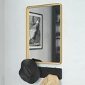 Flash Furniture Gold 20in x 30in Rectangle Metal Frame Wall Mirror HMHD-9M2999GD-GLD-GG